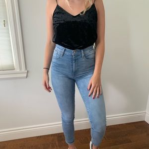 H&M Black shiny tank top